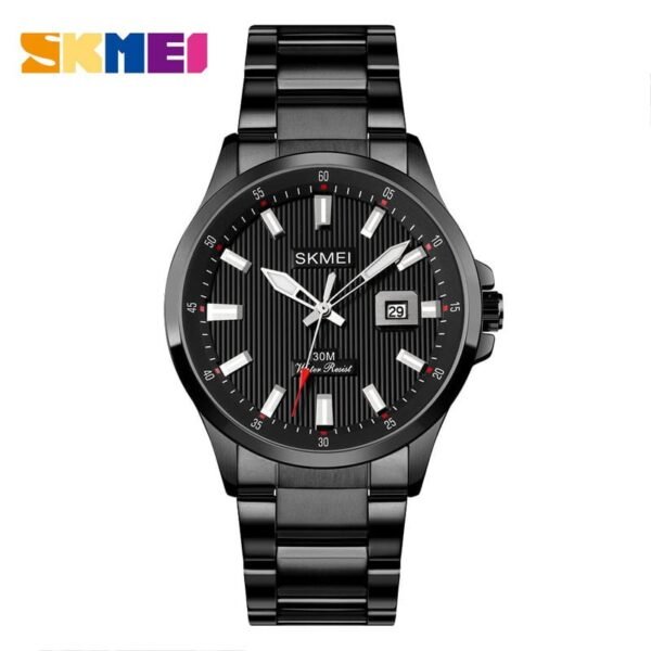 SKMEI 1654 Luxury Quartz Luminous Dial Date Waterproof Watch For Men