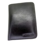 Buffalo Leather Wallet Black B17 – Front View