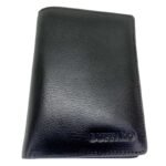 Buffalo Leather Wallet Black B48 – Front up View