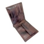 Buffalo Leather Wallet Brown B94 – Inside View
