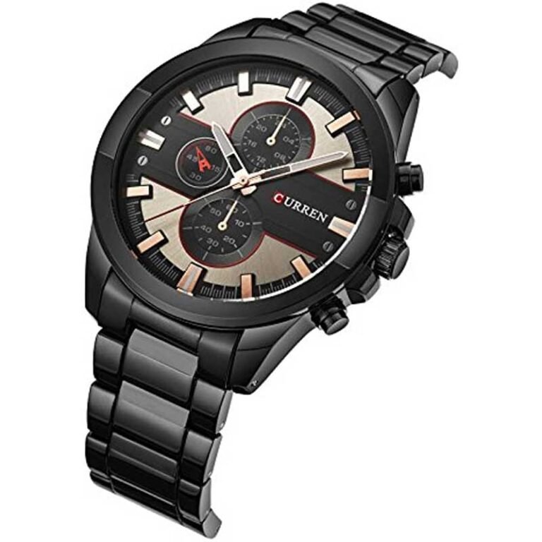 CURREN 8274 men’s stylish wrist watch side angle design photo