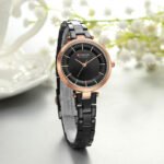 CURREN 9054 ladies quartz bracelet watch front view elegant women’s wristwatch in Bangladesh