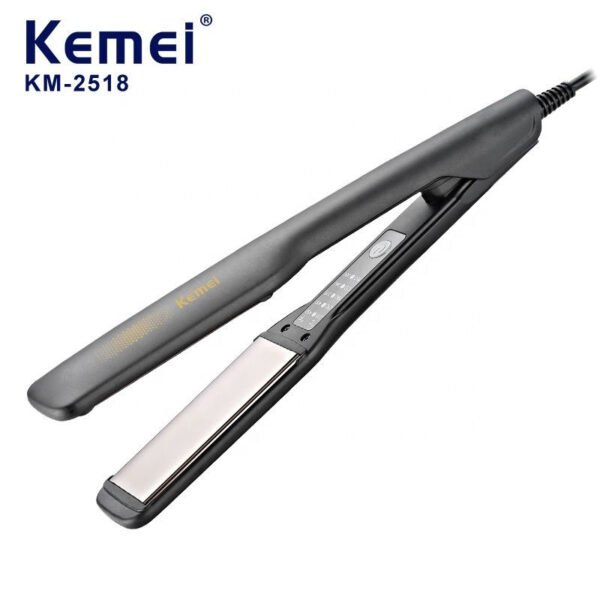Kemei KM-2518 Hair Styler Iron Black Front