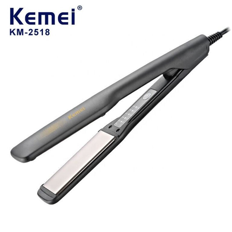 Kemei KM-2518 Hair Styler Iron Black Front