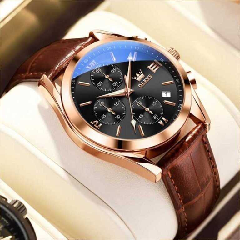 OLEVS 5610 men’s analog fashion watch with original box in Bangladesh