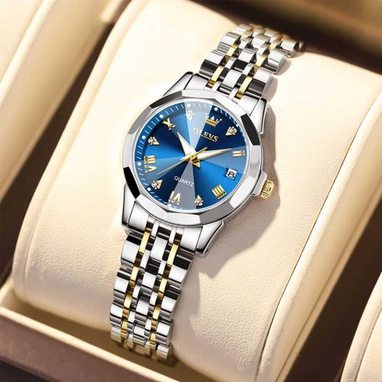 Olevs 9931 Diamond Dial Ladies Analog Fashion Watch