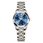 Olevs 9931 Diamond Dial Ladies Analog Fashion Watch Front View