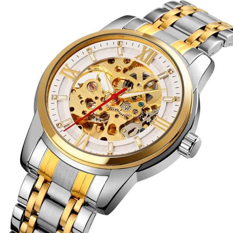 SKMEI 9222 men’s luxury automatic mechanical watch dial closeup photo
