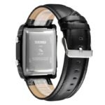 SKMEI 1868 men’s multiple time leather belt watch back case