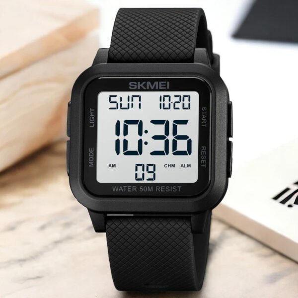 SKMEI 1894 men’s digital LED watch front view in Bangladesh