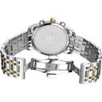 OLEVS 2858 men’s waterproof stainless steel analog casual wrist watch back case design